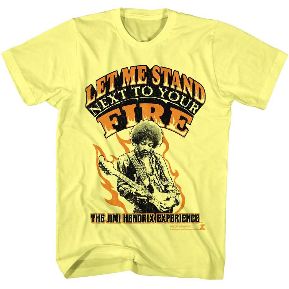 Jimi Hendrix - JIMI HENDRIX LET ME STAND Adult Shirt