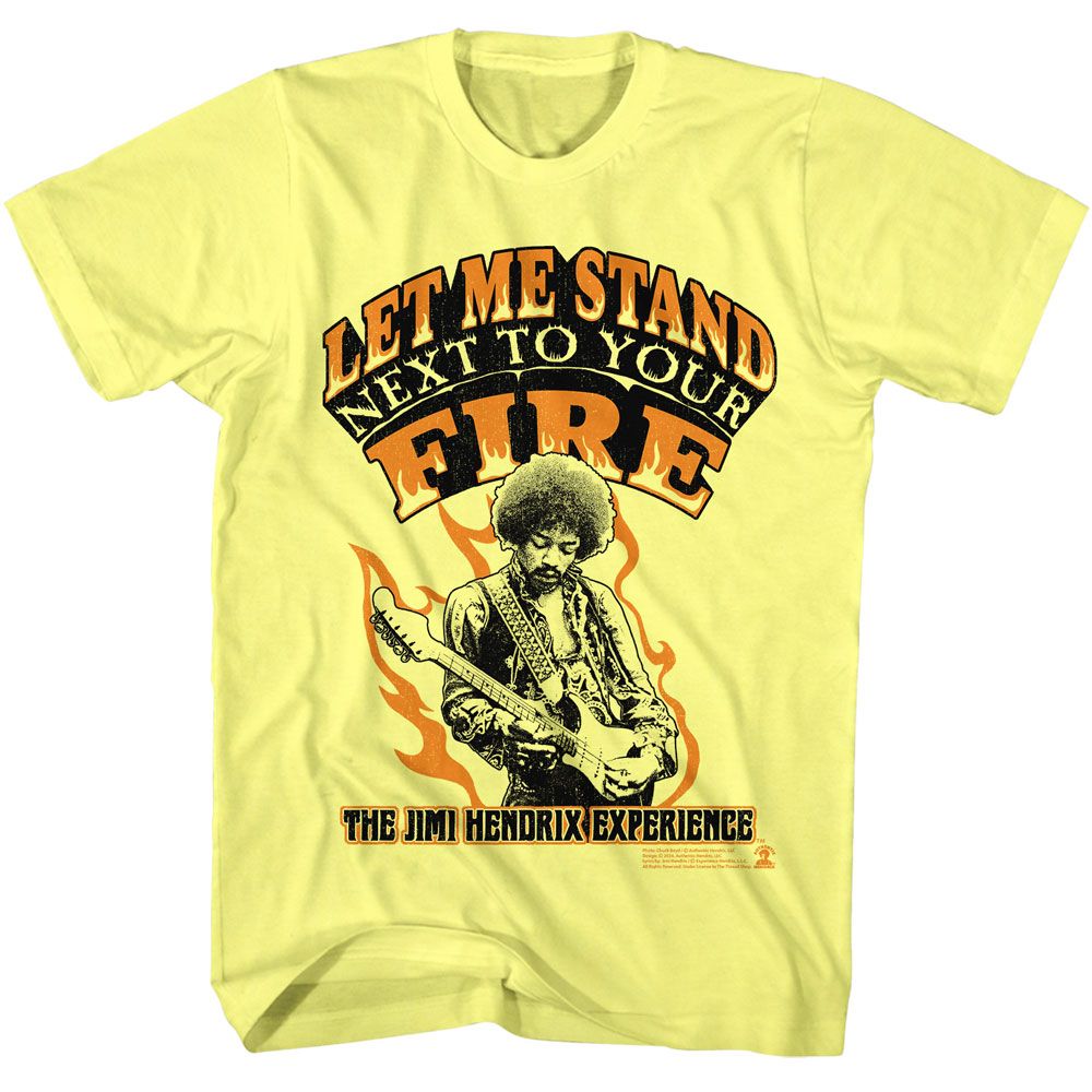 Jimi Hendrix - JIMI HENDRIX LET ME STAND Adult Shirt