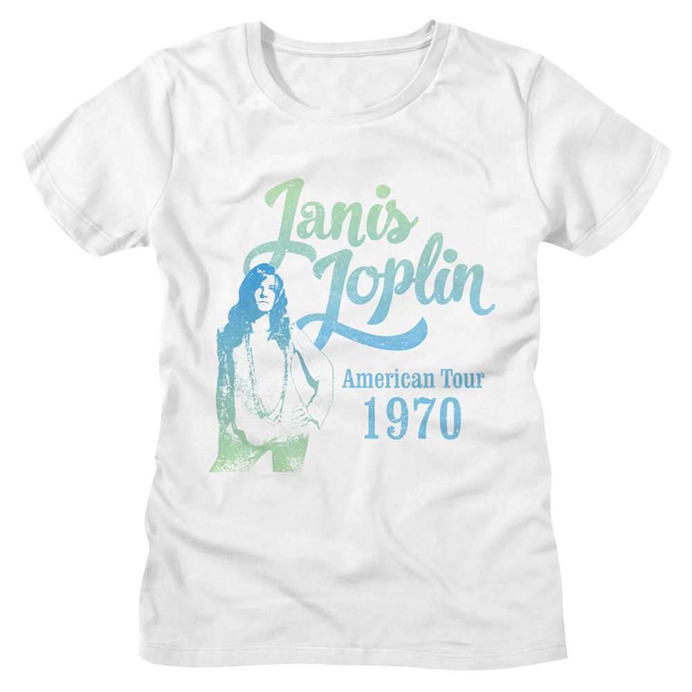 Janis Joplin - GRADIENT Adult Shirt