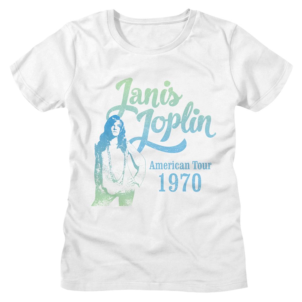 Janis Joplin - GRADIENT Adult Shirt