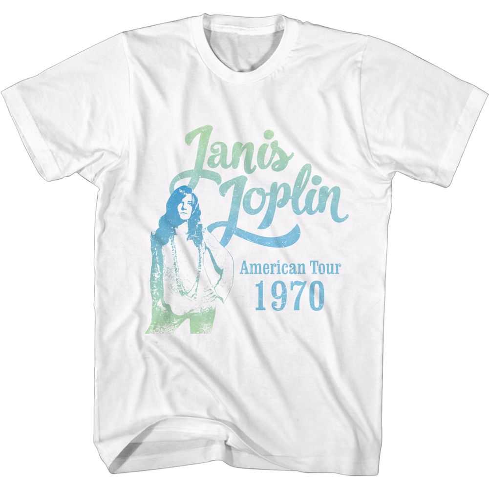 Janis Joplin - GRADIENT Adult Shirt