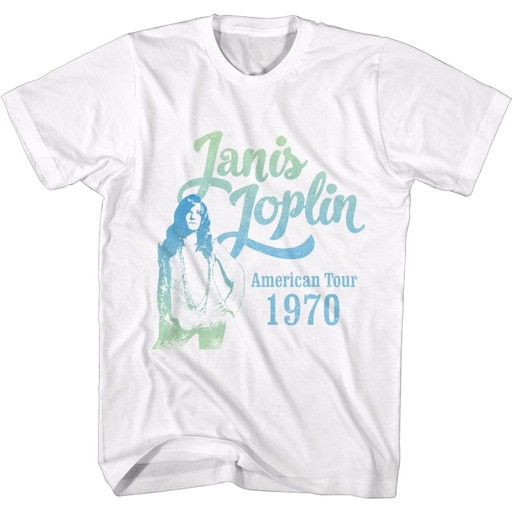 Janis Joplin - GRADIENT Adult Shirt