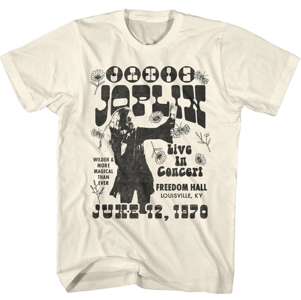 Janis Joplin - JANIS JOPLIN WILDER AND MORE MAGICAL Adult Shirt