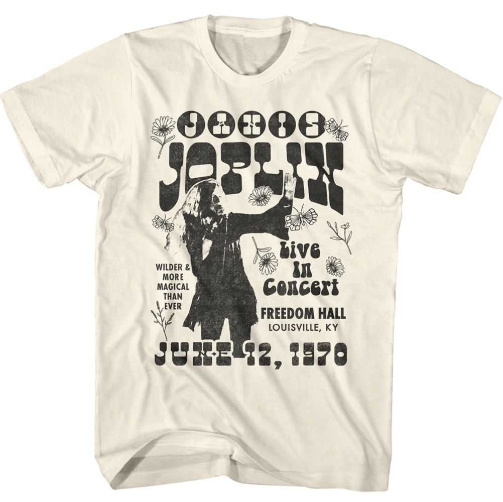 Janis Joplin - JANIS JOPLIN WILDER AND MORE MAGICAL Adult Shirt