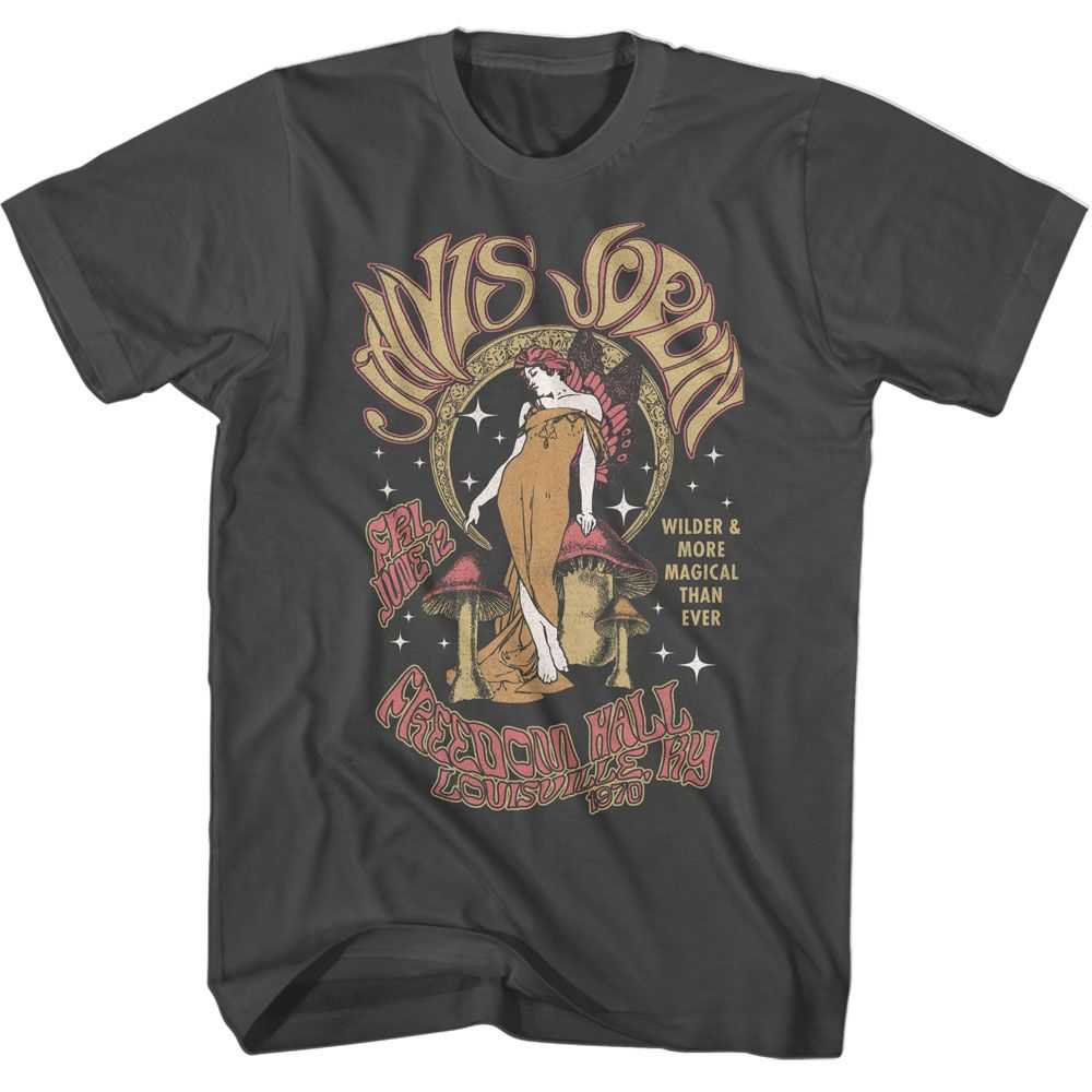 Janis Joplin - JANIS JOPLIN FAIRY AND MOON Adult Shirt