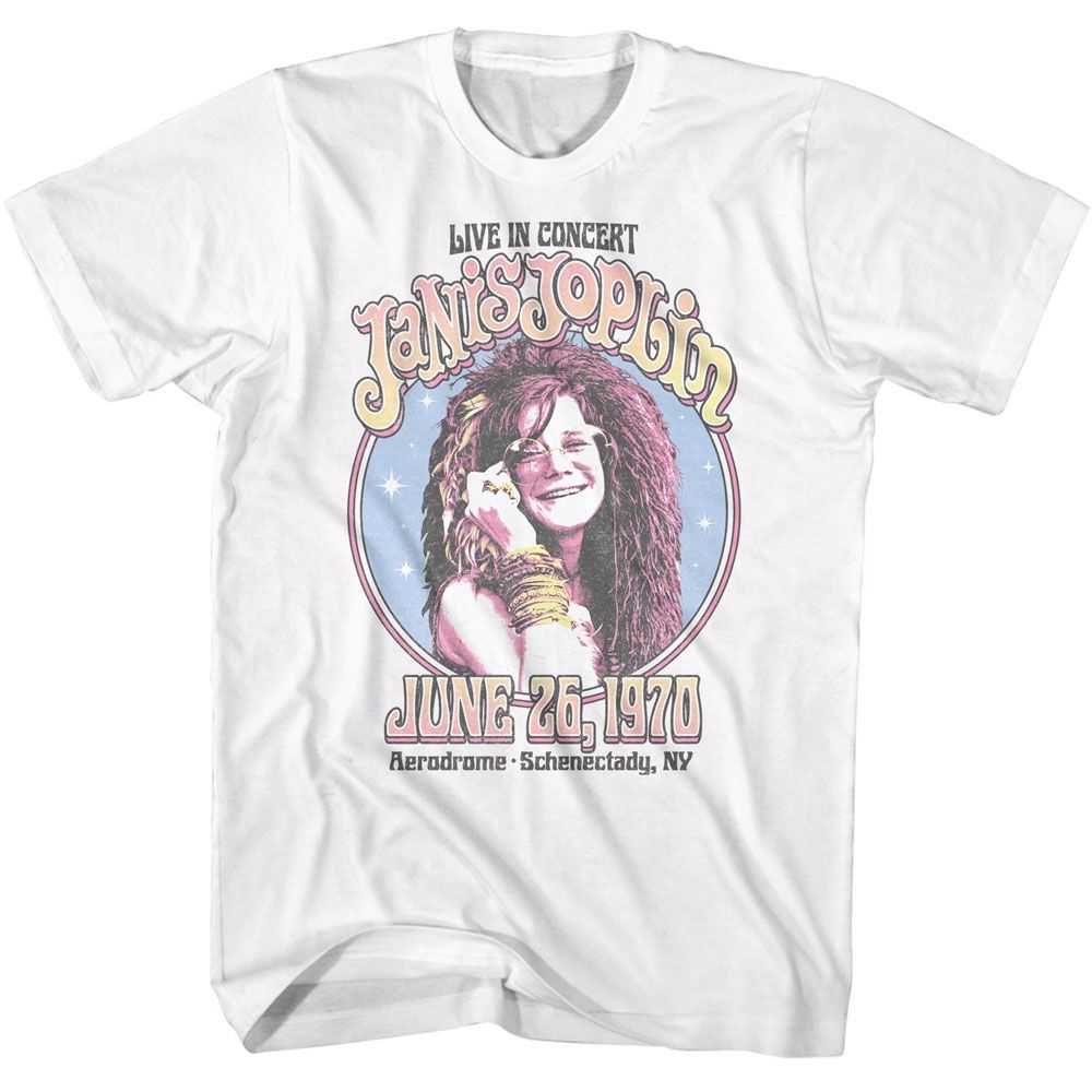 Janis Joplin - JANIS JOPLIN CIRCLE SPARKLE Adult Shirt