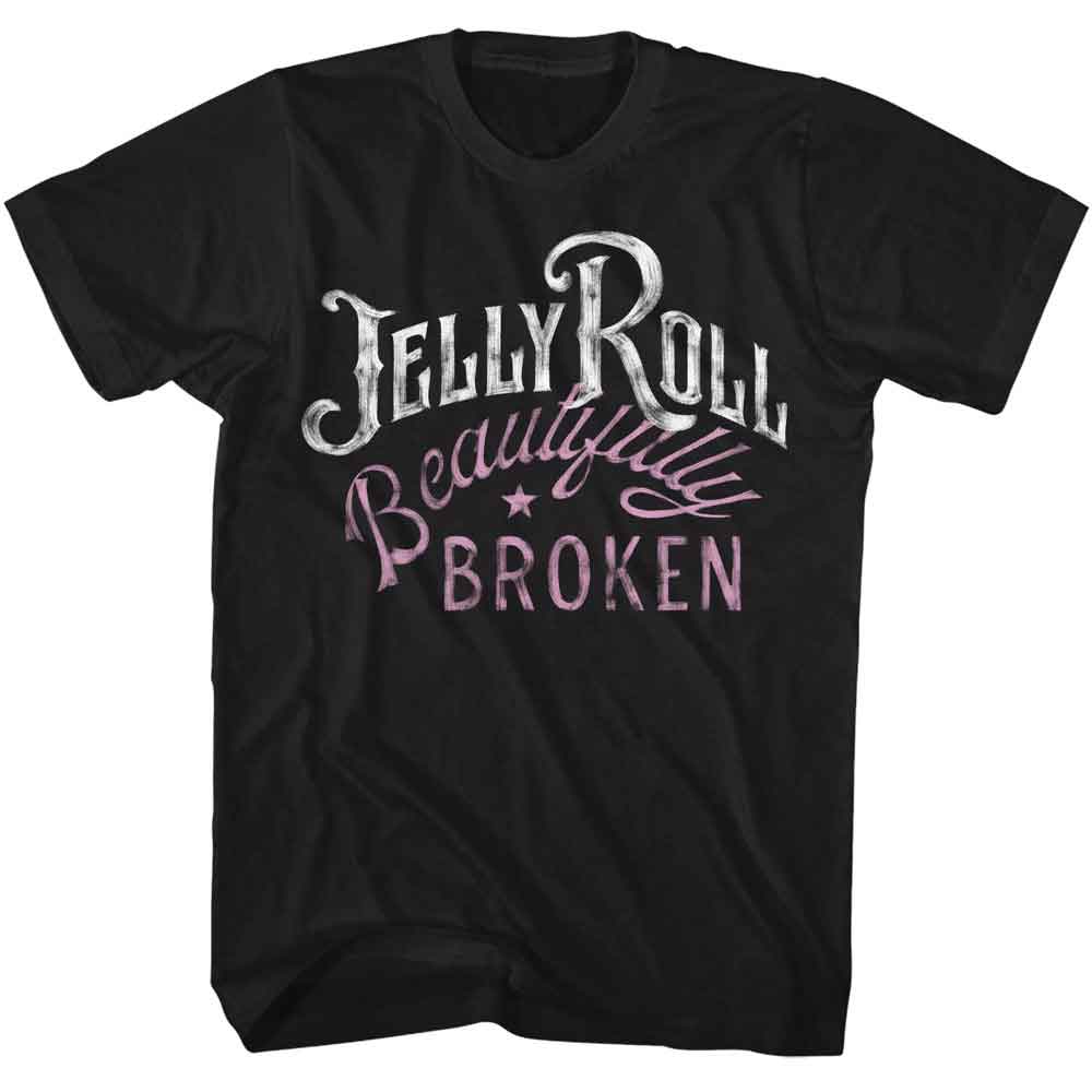 Jelly Roll - JELLY ROLL BEAUTIFULLY BROKEN PAINTED Adult Shirt