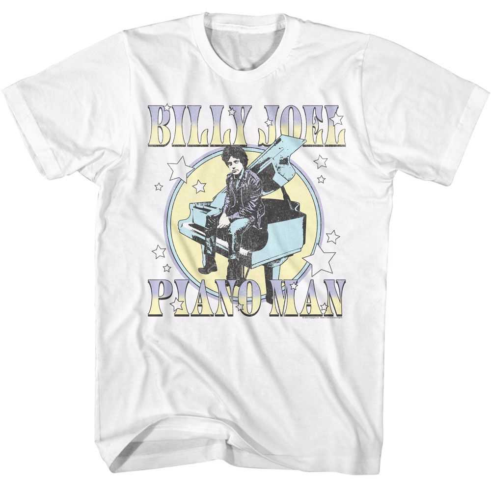 Billy Joel - BILLY JOEL PASTEL PIANO MAN Adult Shirt