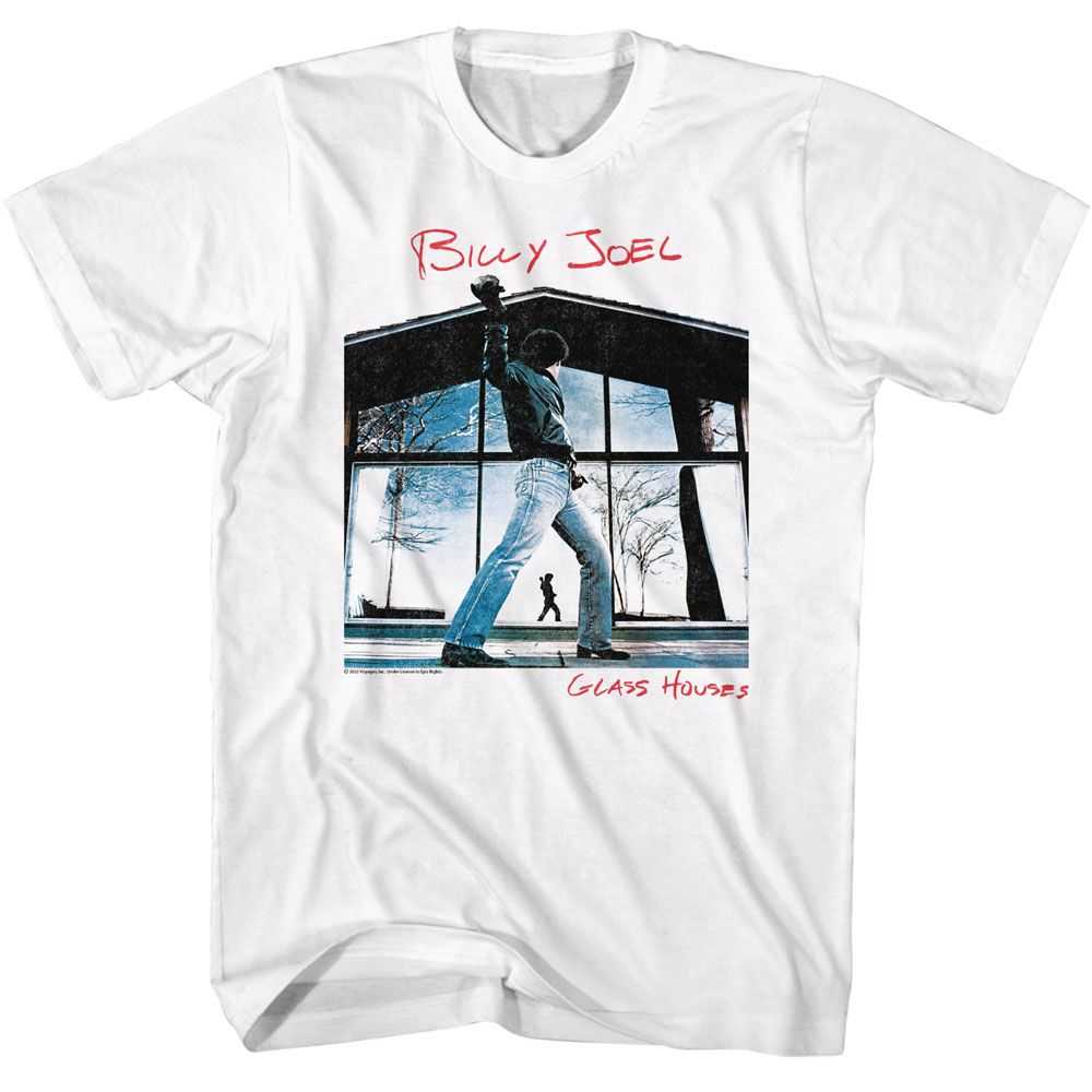 Billy Joel - BILLY JOEL GLASS HOUSES Adult Shirt