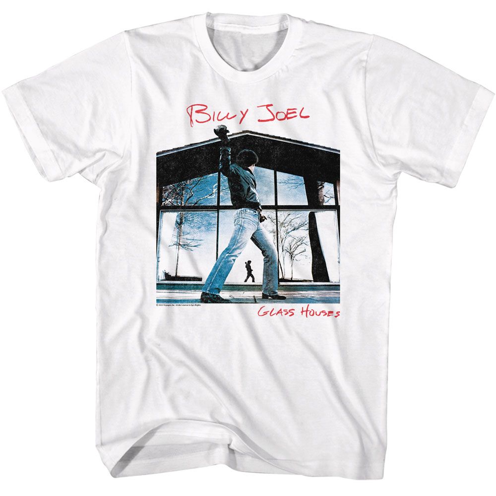 Billy Joel - BILLY JOEL GLASS HOUSES Adult Shirt