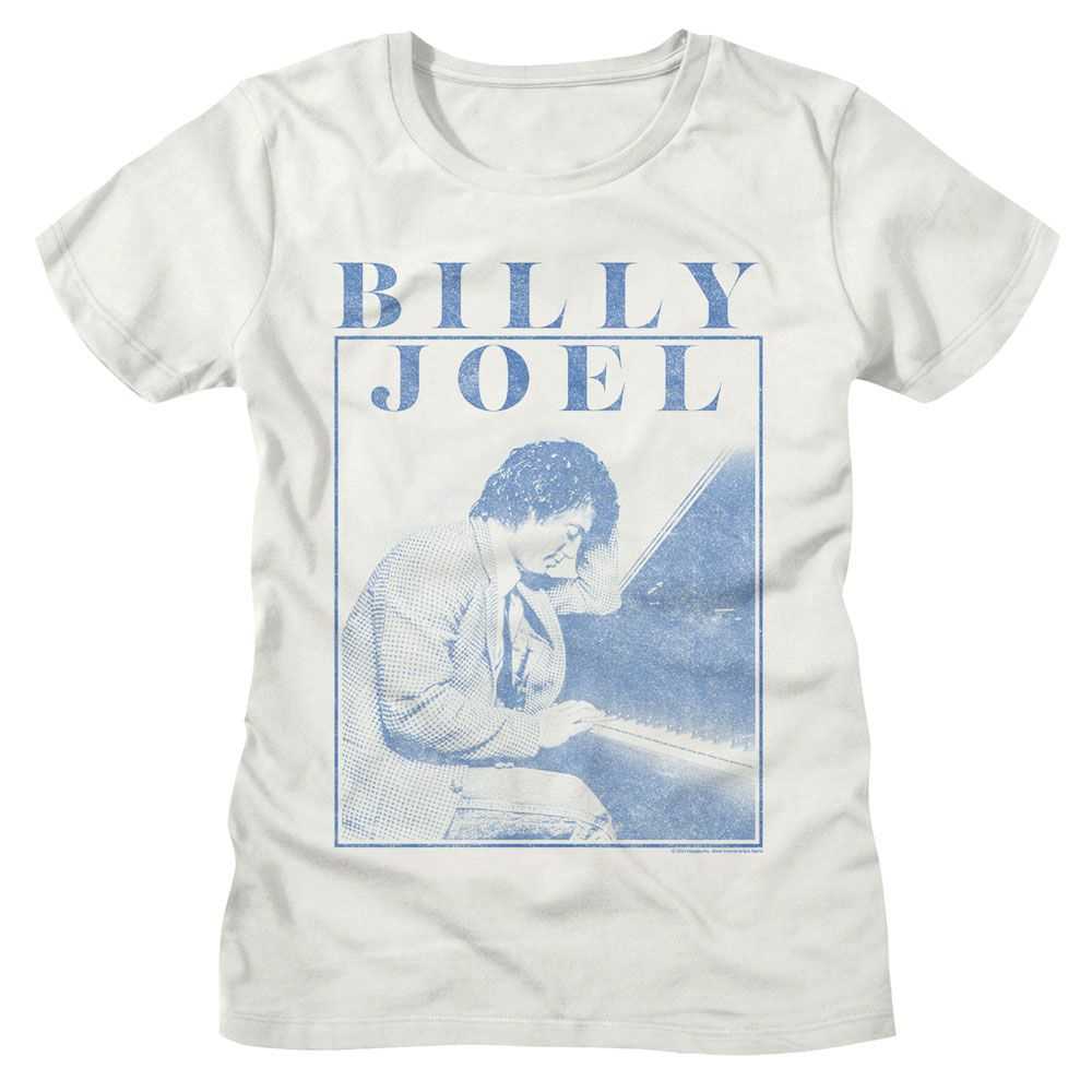 Billy Joel - BILLY JOEL PLAYING PIANO PHOTO Adult Shirt