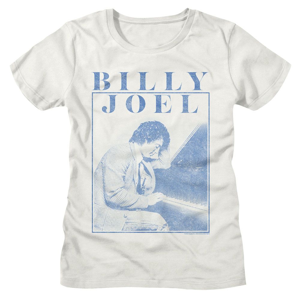 Billy Joel - BILLY JOEL PLAYING PIANO PHOTO Adult Shirt