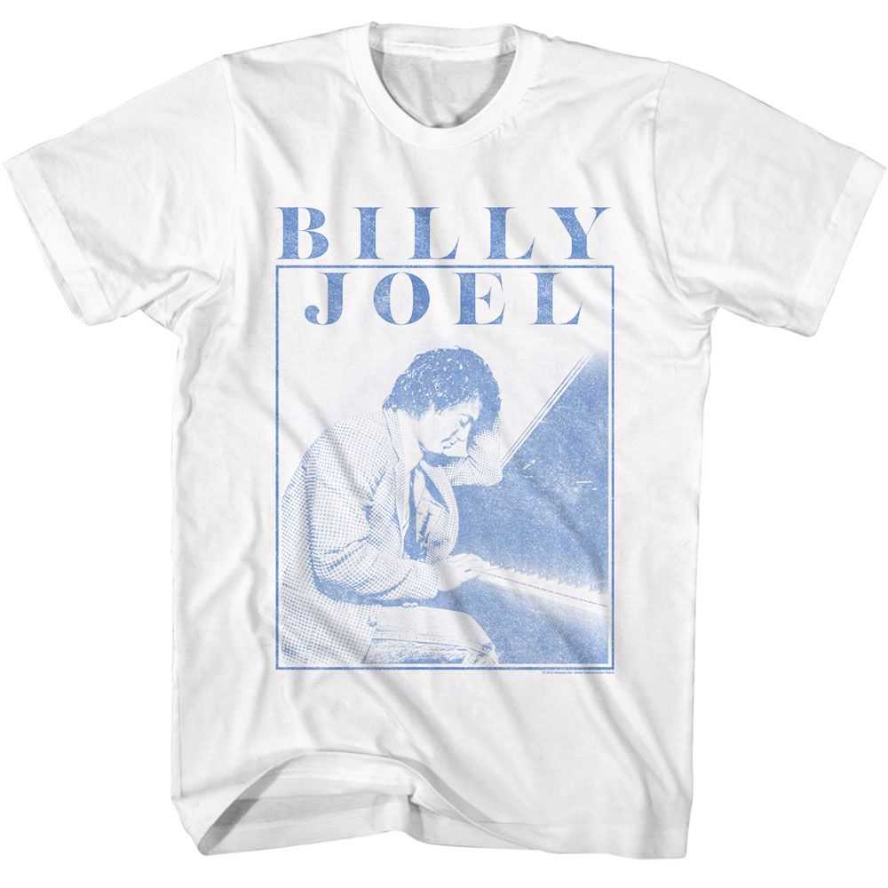 Billy Joel - BILLY JOEL PLAYING PIANO PHOTO Adult Shirt