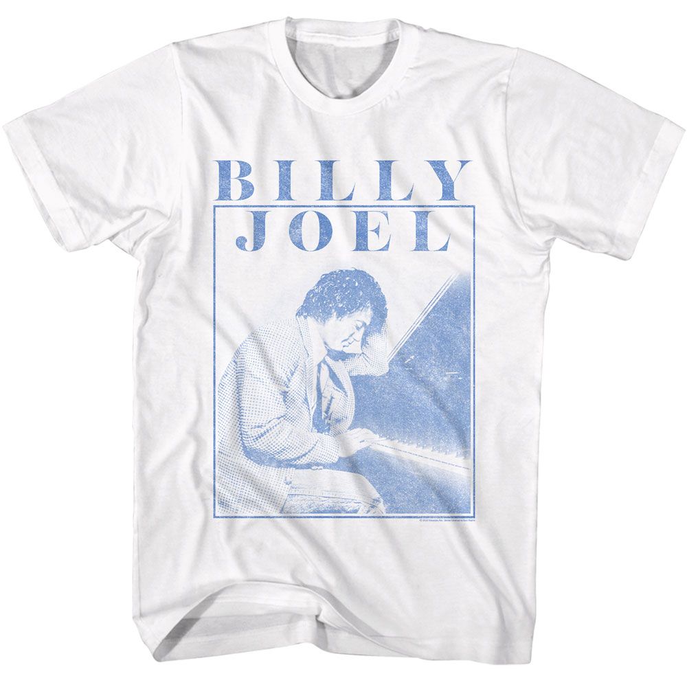 Billy Joel - BILLY JOEL PLAYING PIANO PHOTO Adult Shirt