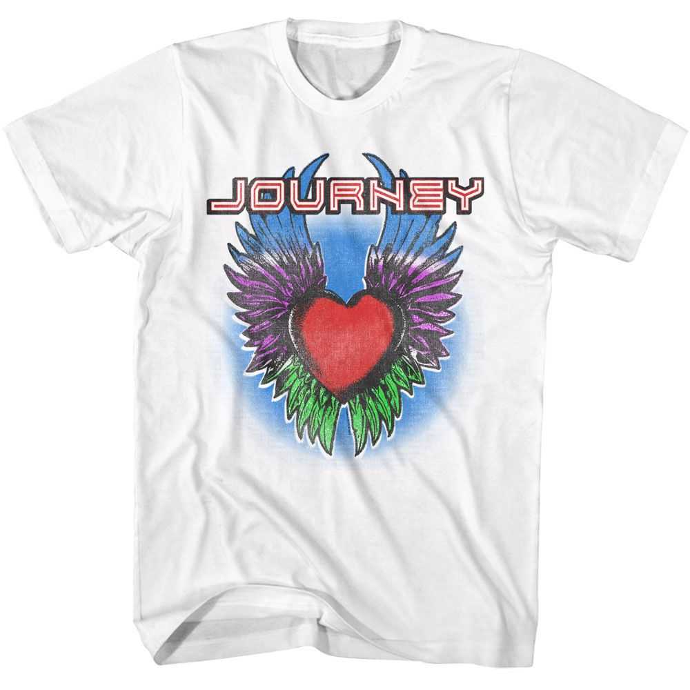Journey - JOURNEY WINGED HEART Adult Shirt