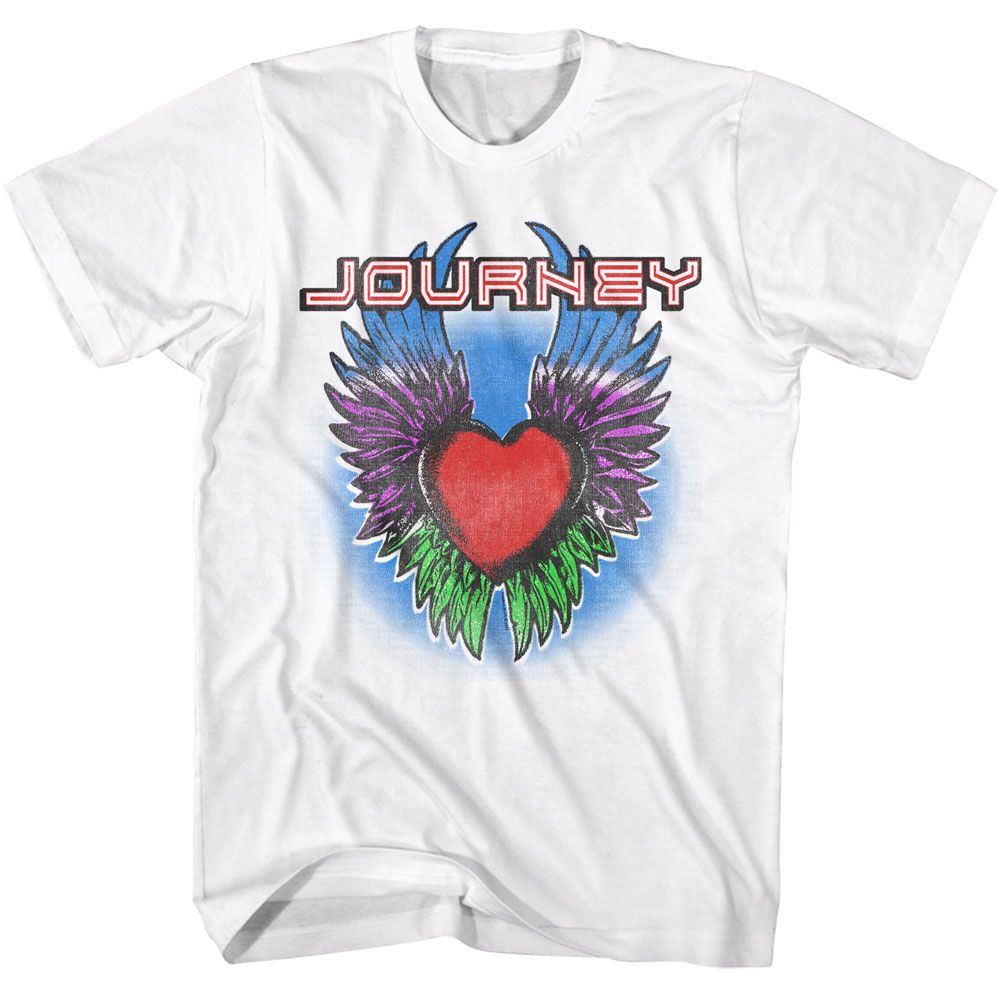 Journey - JOURNEY WINGED HEART Adult Shirt