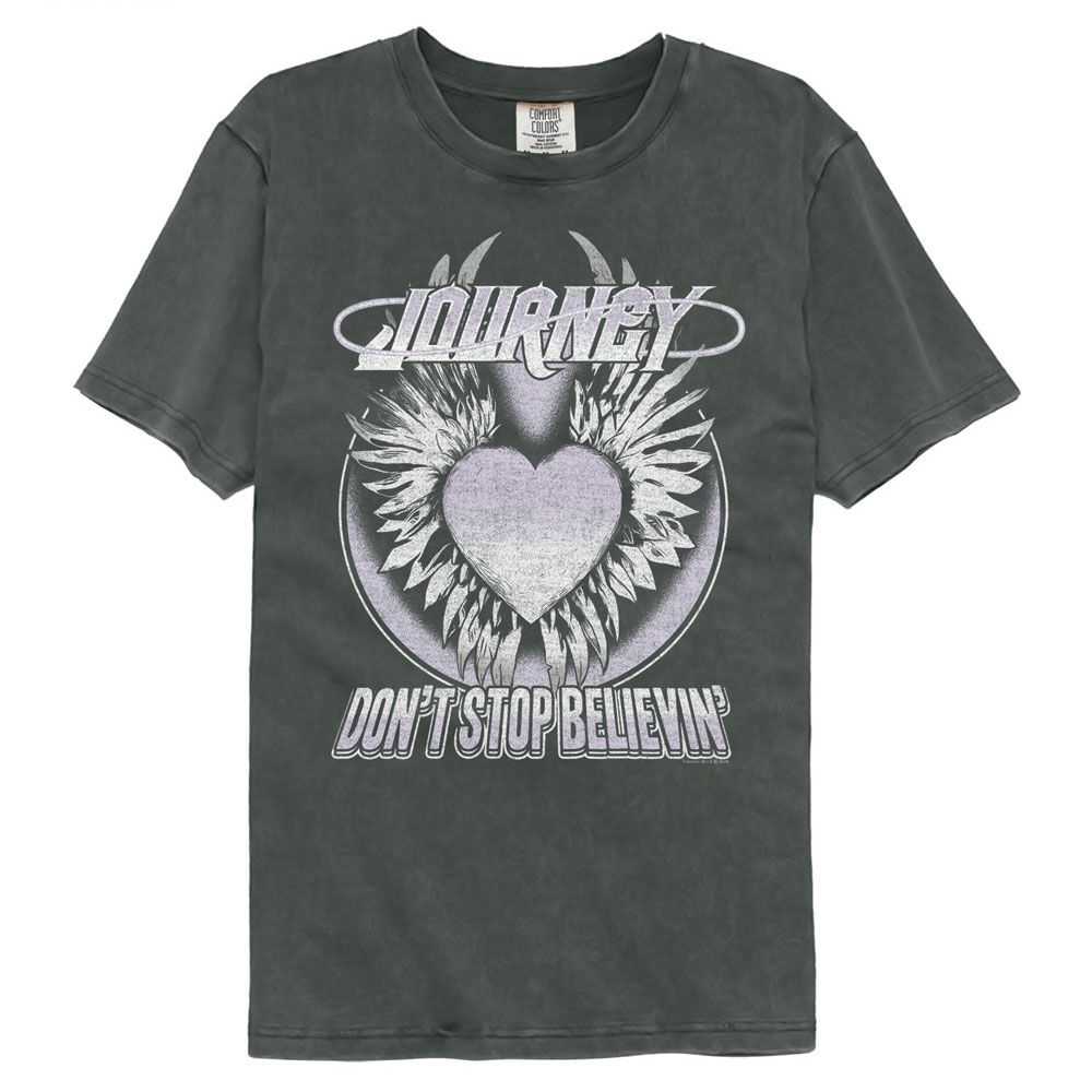 Journey - JOURNEY DONT STOP BELIEVIN HEART Adult Shirt