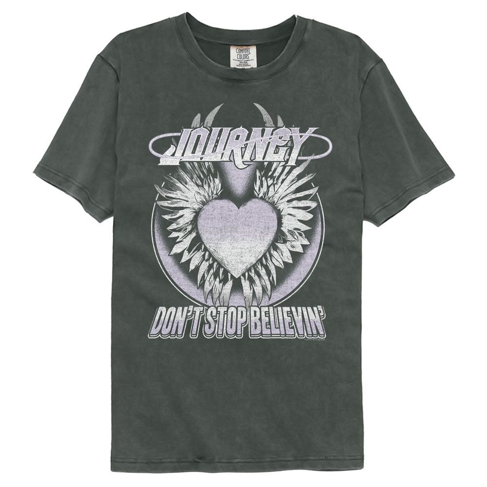 Journey - JOURNEY DONT STOP BELIEVIN HEART Adult Shirt