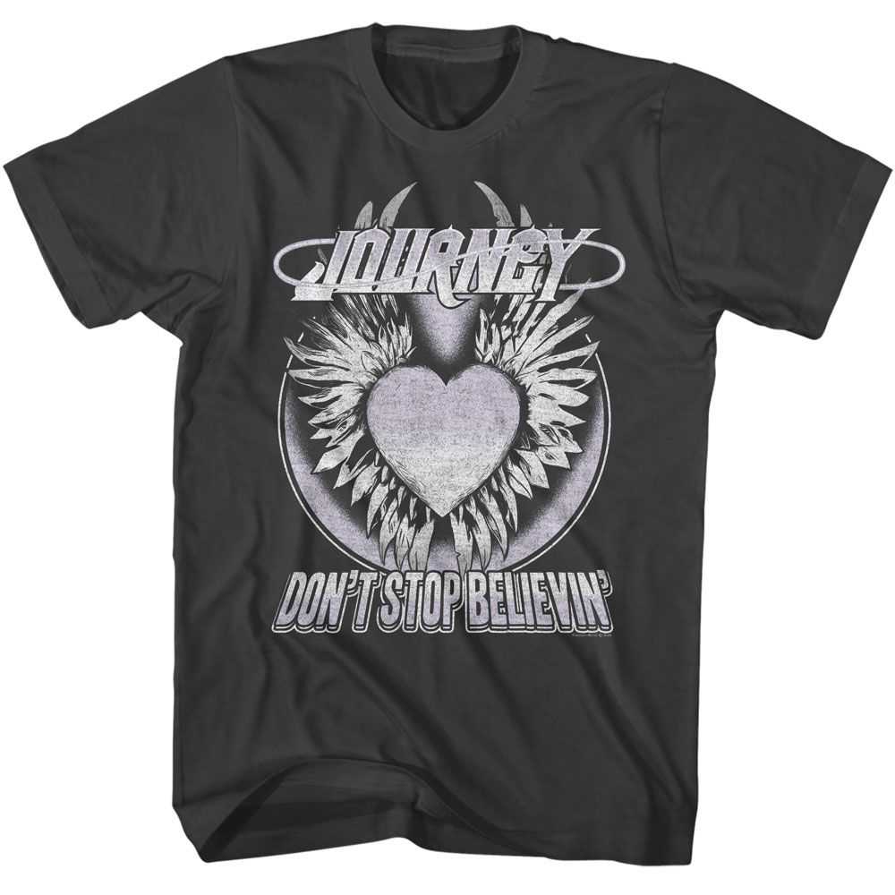 Journey - JOURNEY DONT STOP BELIEVING HEART Adult Shirt