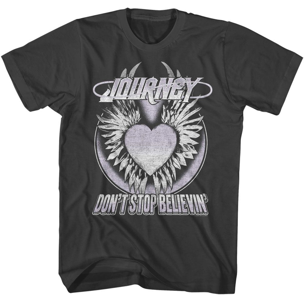 Journey - JOURNEY DONT STOP BELIEVING HEART Adult Shirt