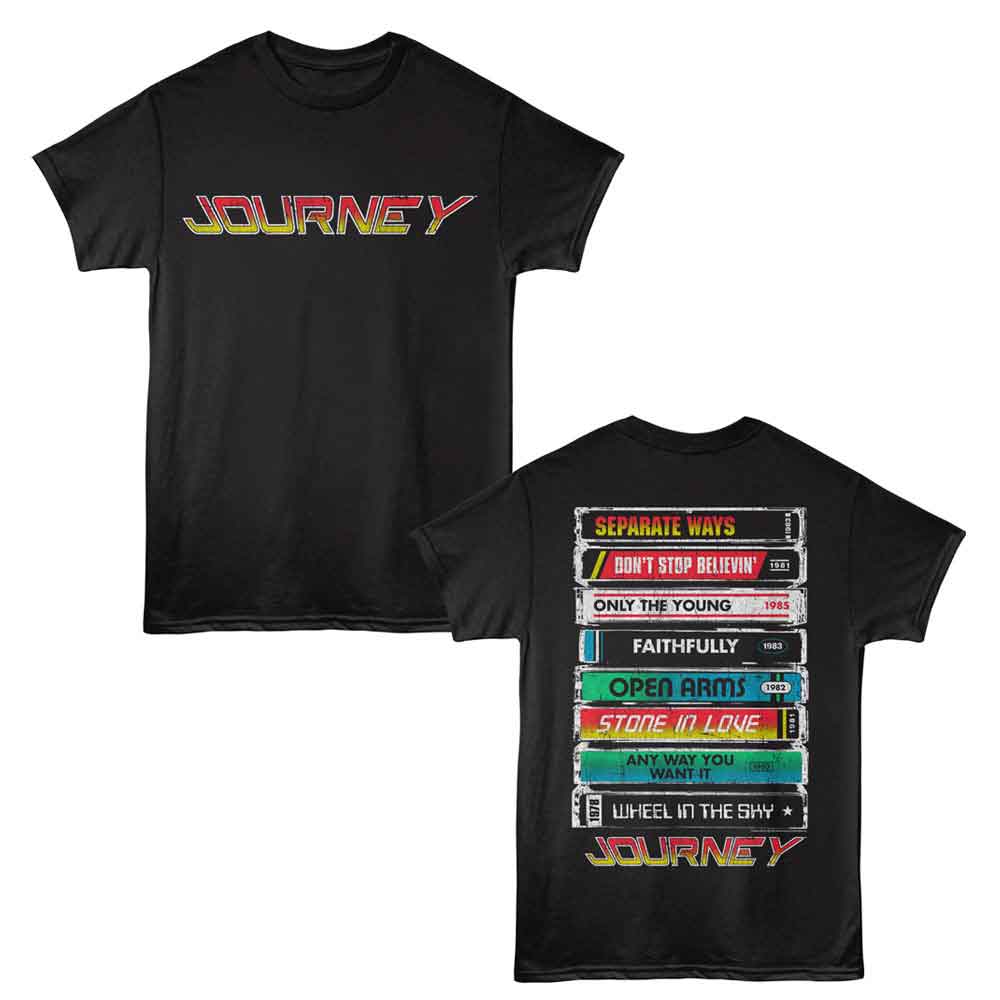 Journey - JOURNEY SONG CASSETTES Adult Shirt