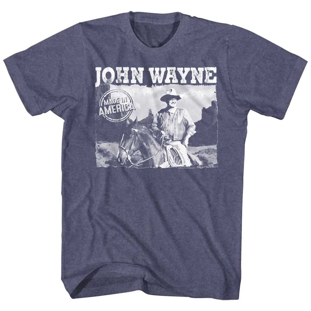 John Wayne - MADE IN AMERICA Adult Shirt