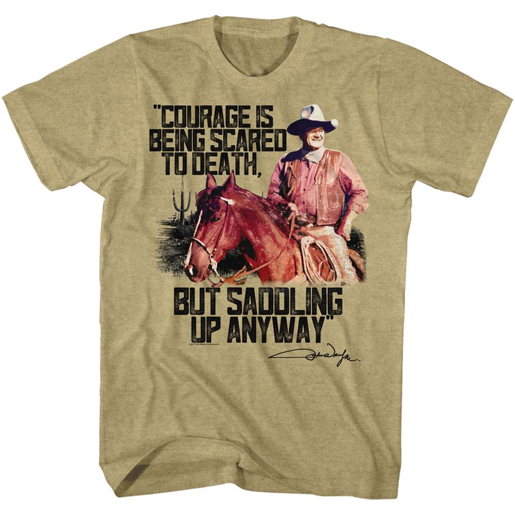John Wayne - COURAGE Adult Shirt