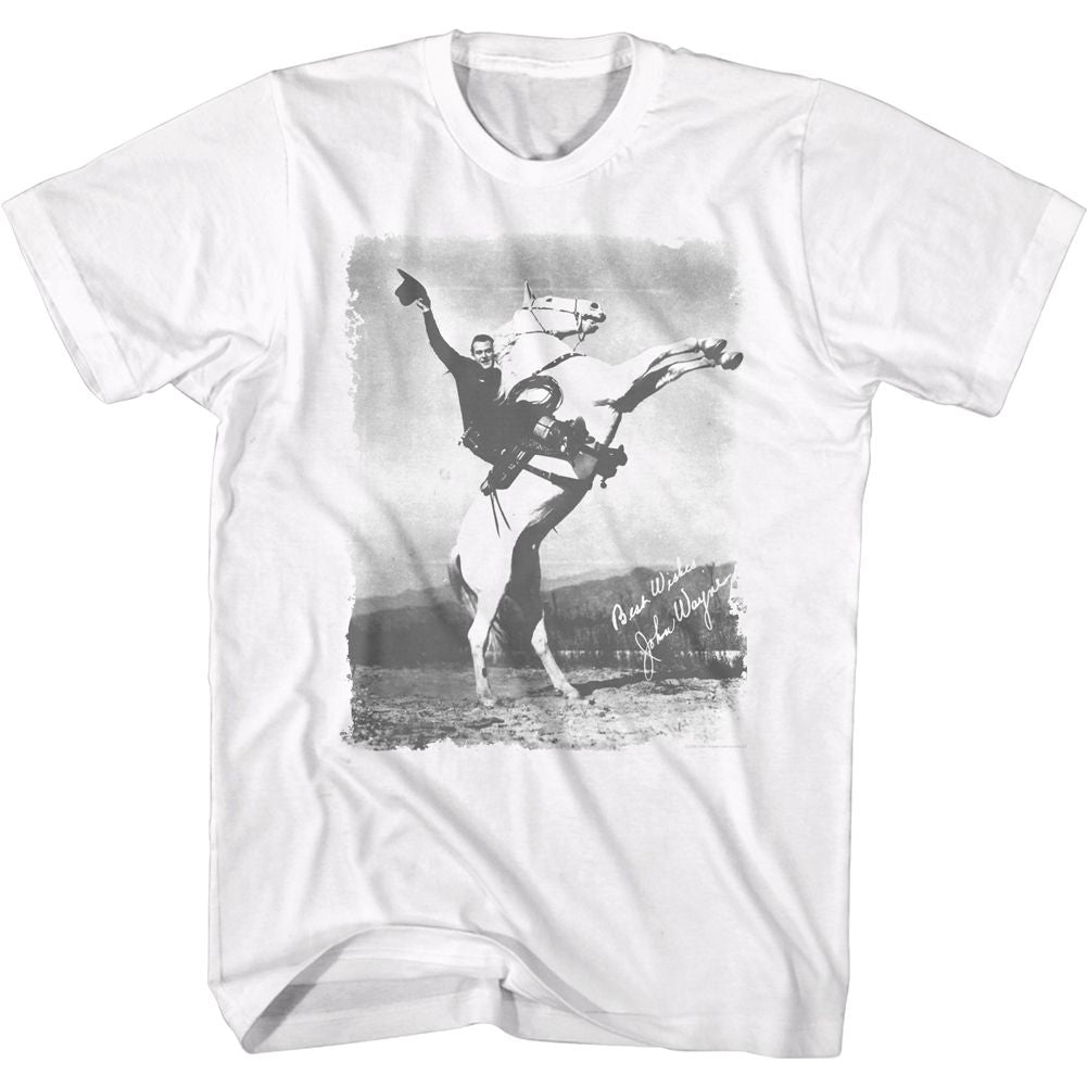 John Wayne - BEST WISHES Adult Shirt