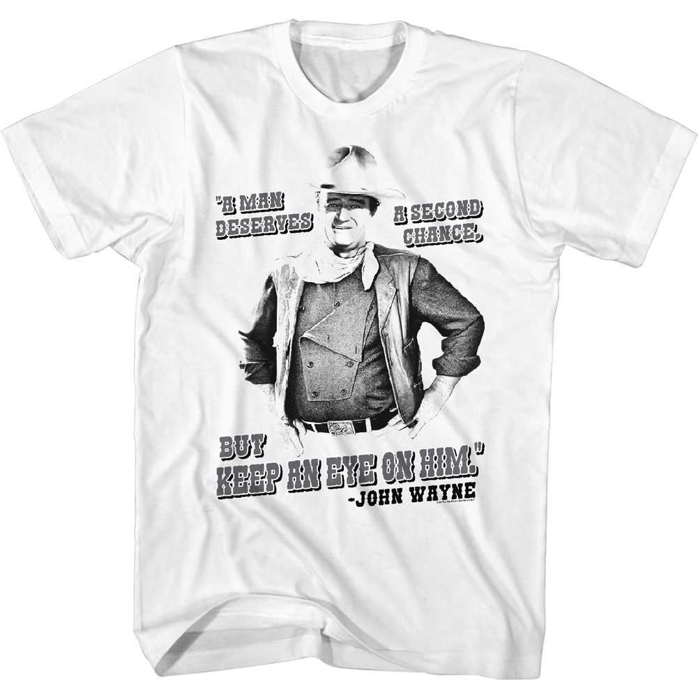 John Wayne - A SECOND CHANCE Adult Shirt