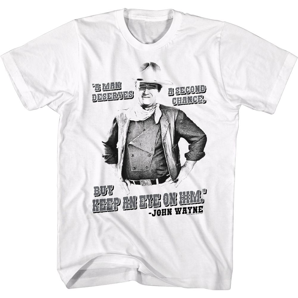 John Wayne - A SECOND CHANCE Adult Shirt