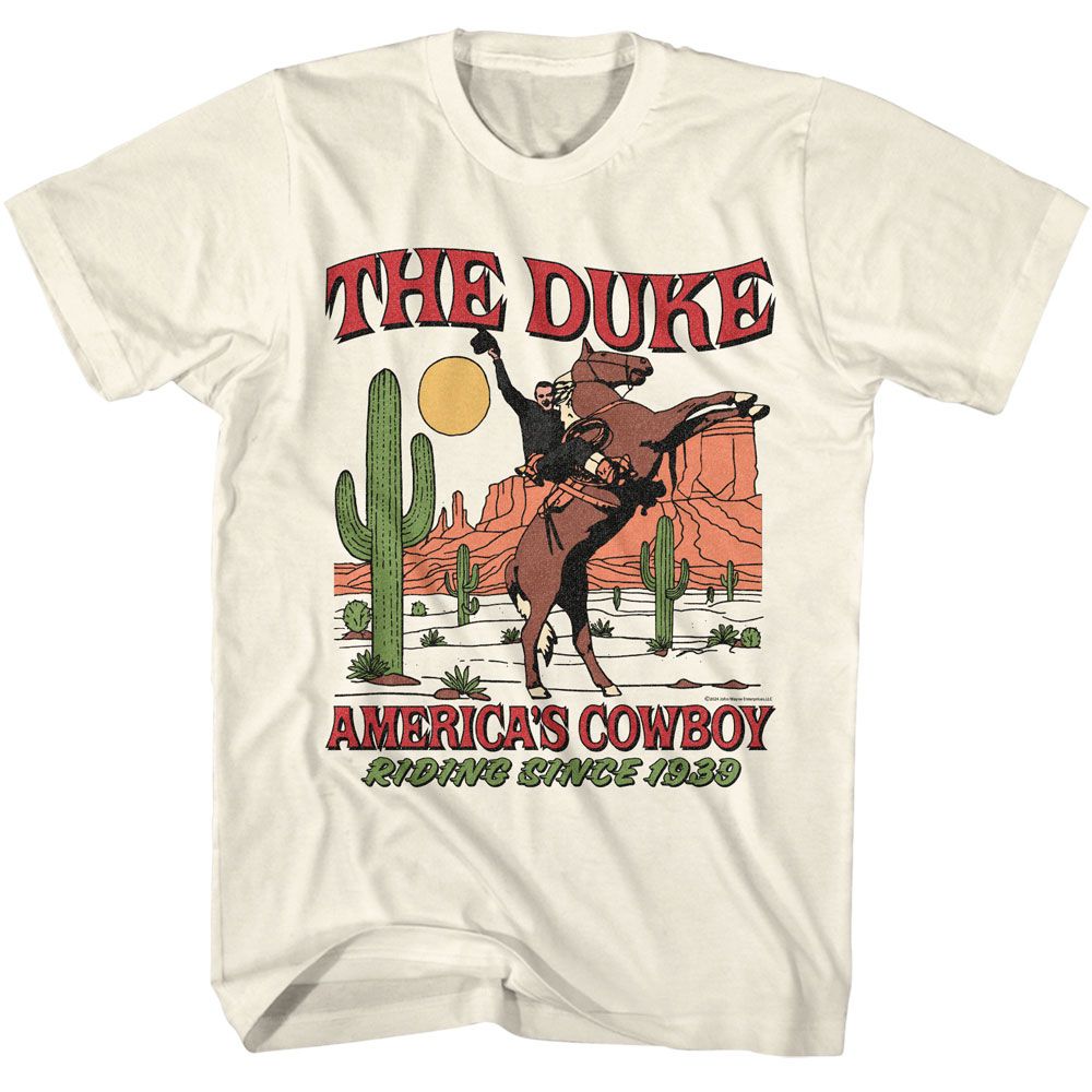 John Wayne - JOHN WAYNE AMERICAS COWBOY Adult Shirt