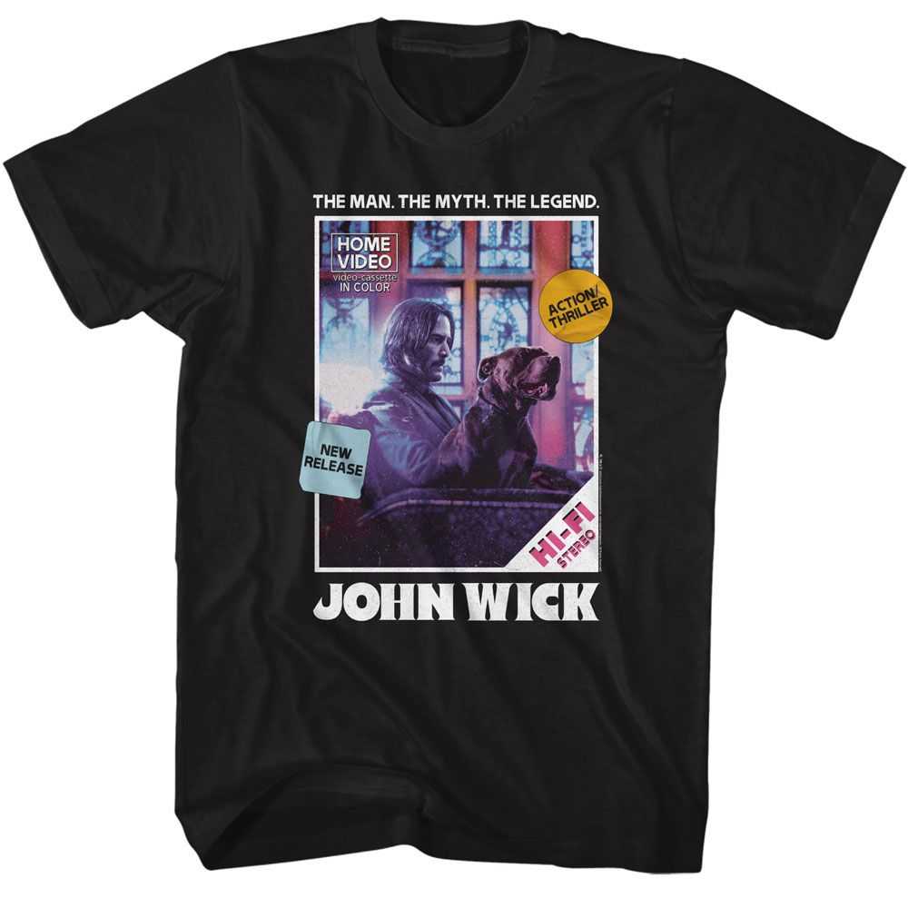 John Wick - JOHN WICK VHS COVER Adult Shirt