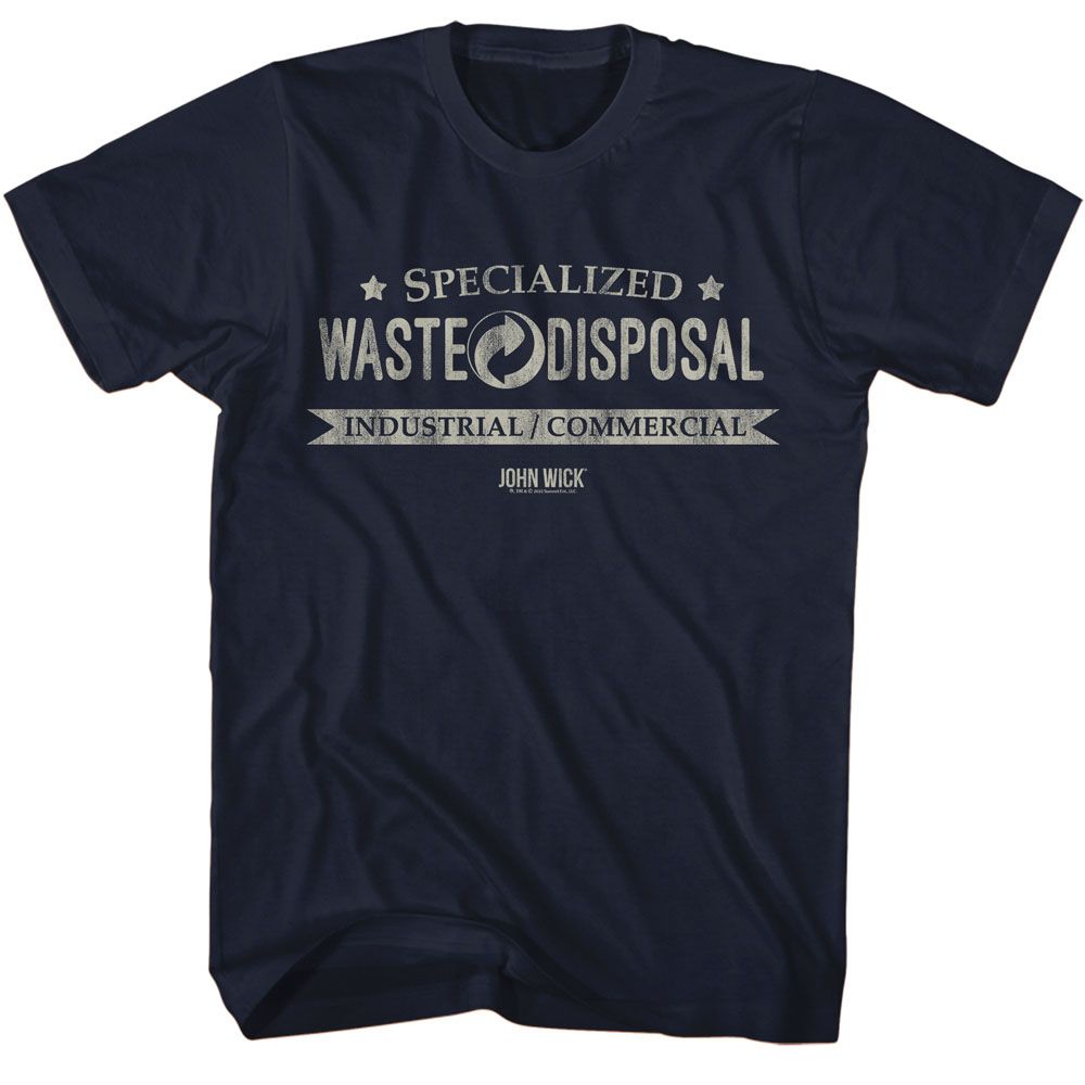 John Wick - JOHN WICK WASTE DISPOSAL Adult Shirt