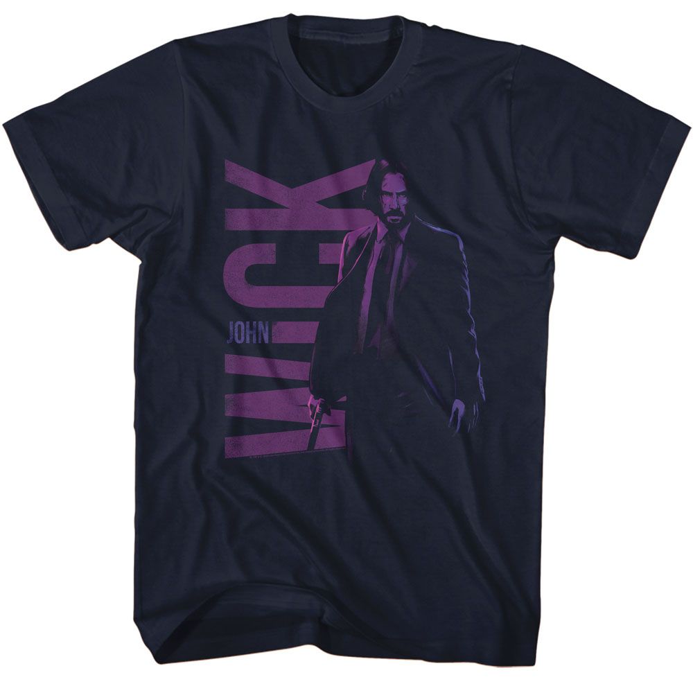 John Wick - JOHN WICK NAME AND CHARACTER ILLUSTRATION Adult Shirt