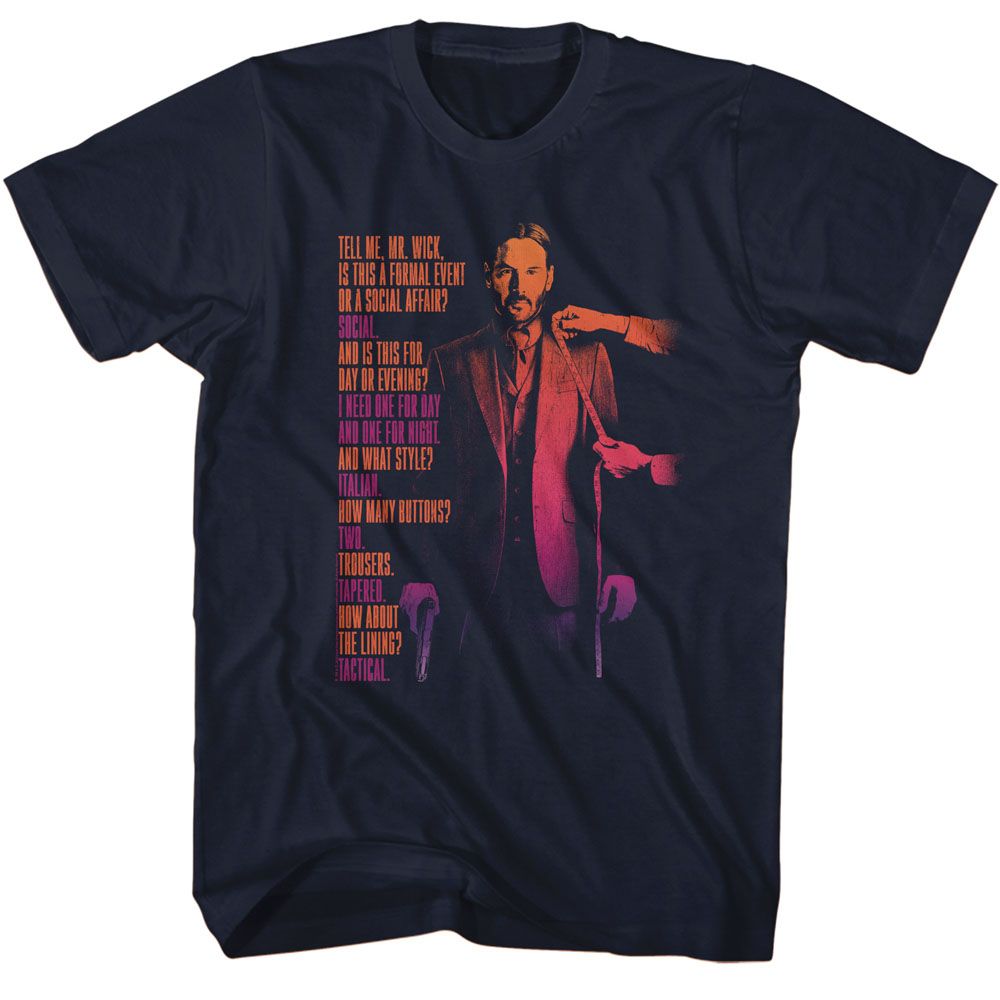 John Wick - JOHN WICK TELL ME MR WICK Adult Shirt