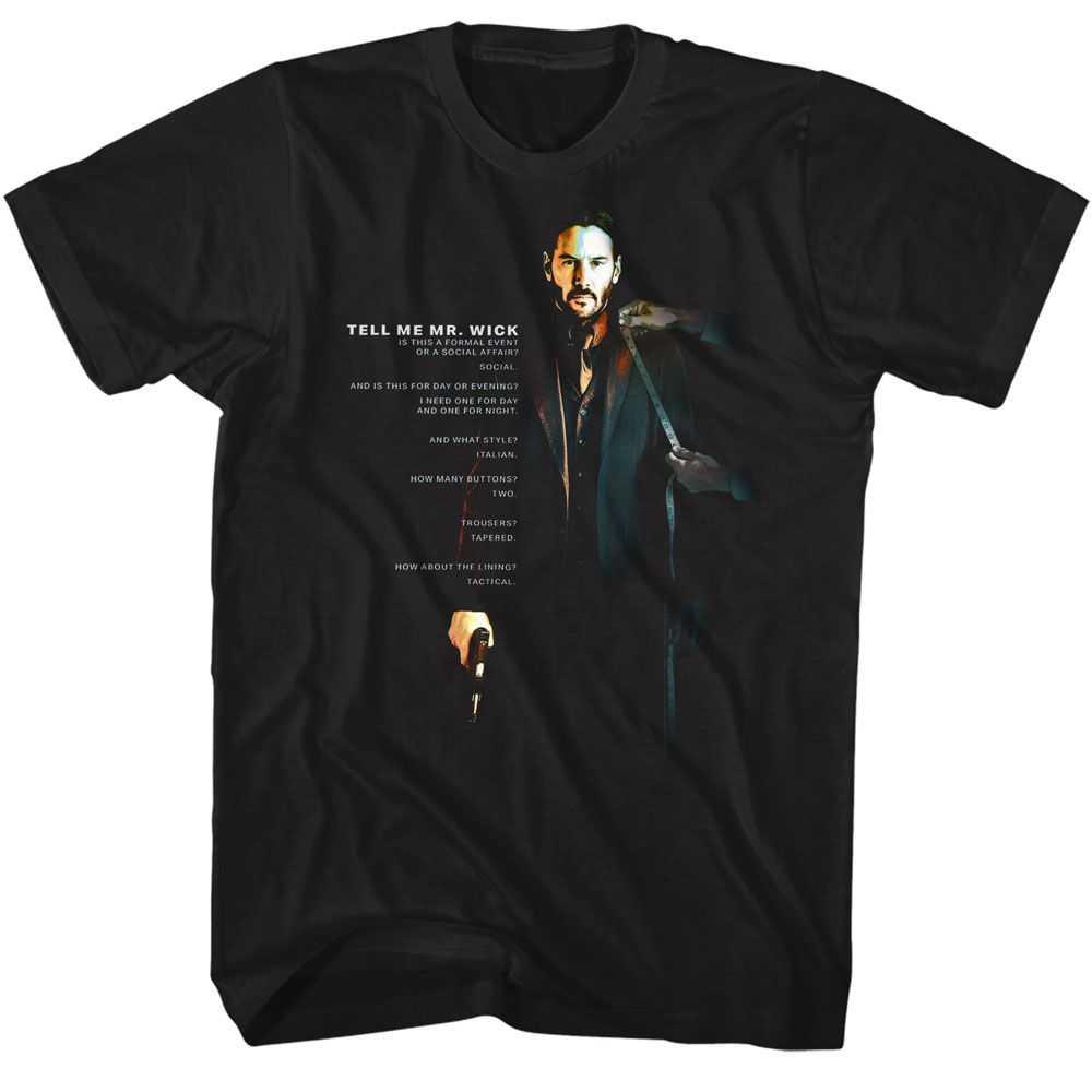 John Wick - JOHN WICK TELL ME Adult Shirt