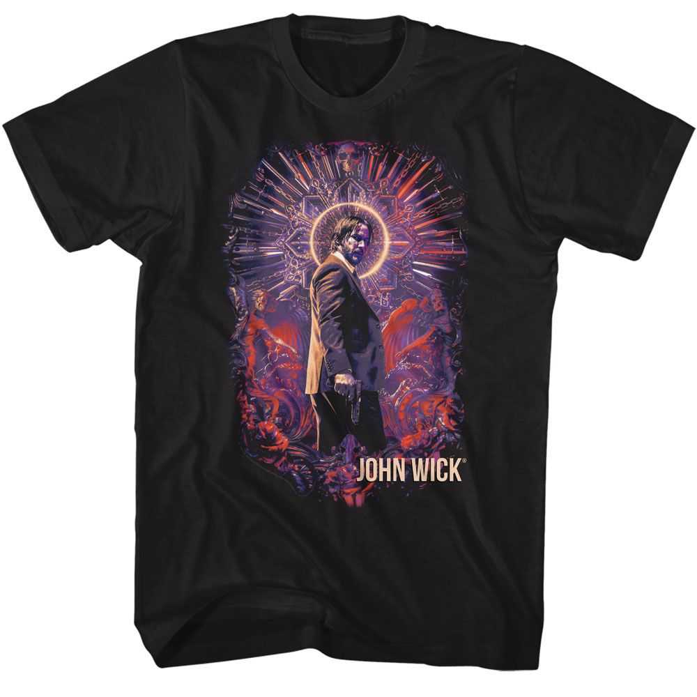 John Wick - JOHN WICK NEON HALO RECOLOR Adult Shirt