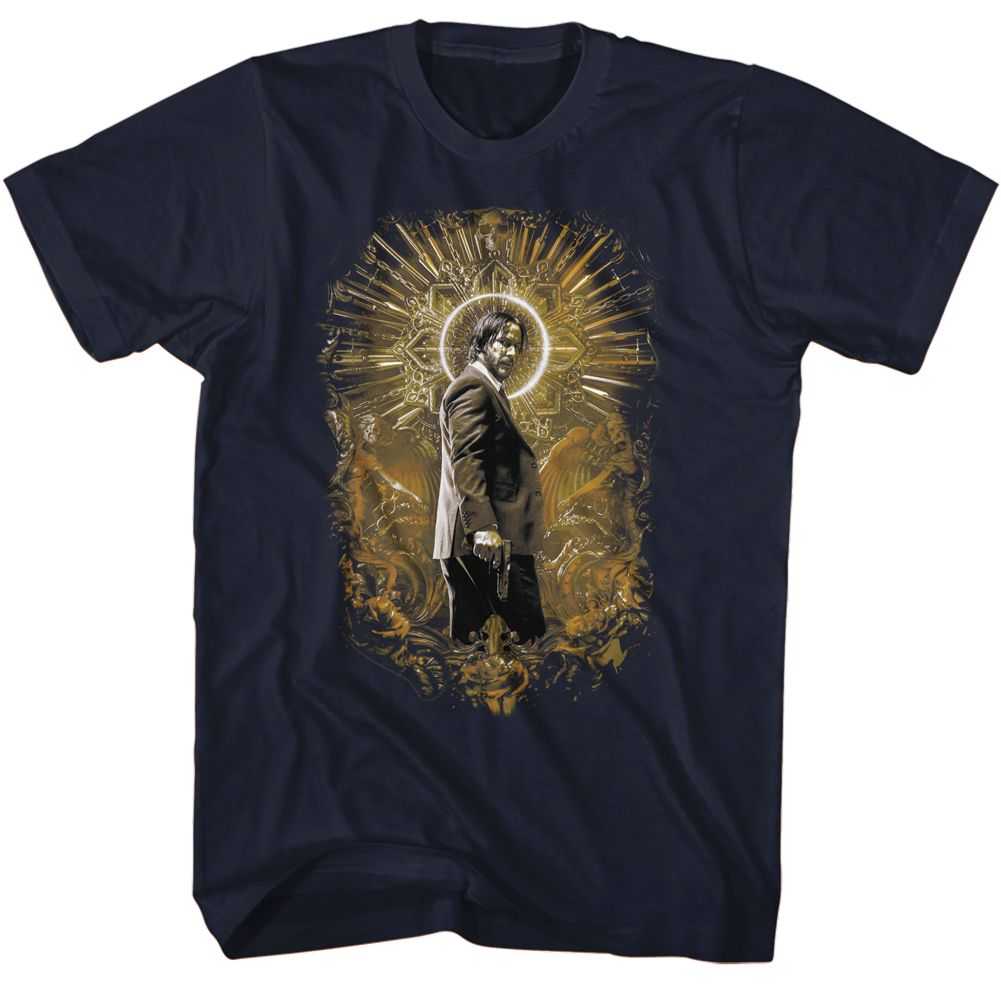 John Wick - JOHN WICK GOLD HALO Adult Shirt