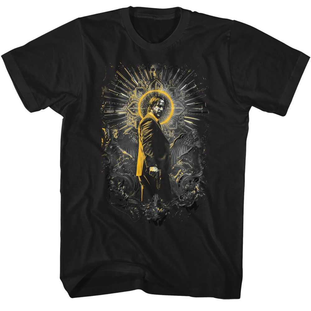 John Wick - JOHN WICK GOLDEN HIGHLIGHTS HALO Adult Shirt
