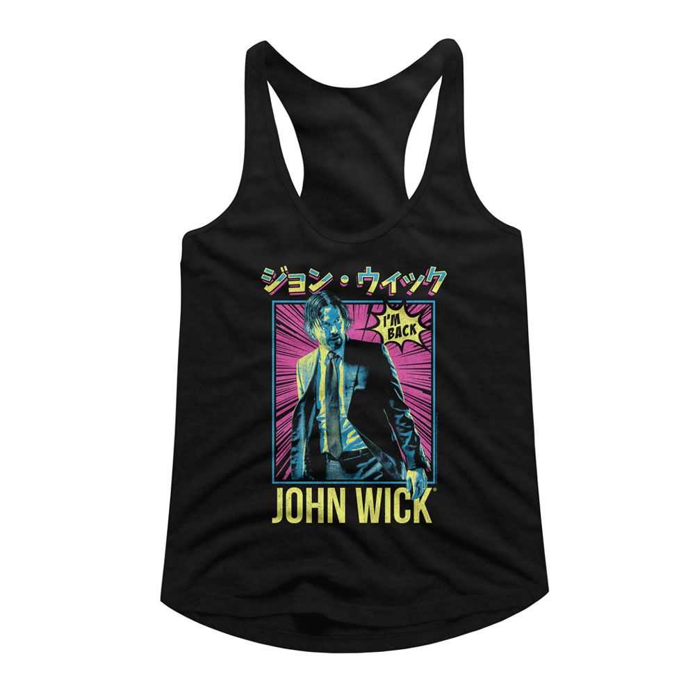 John Wick - JOHN WICK NEON MANGA ISH Adult Shirt