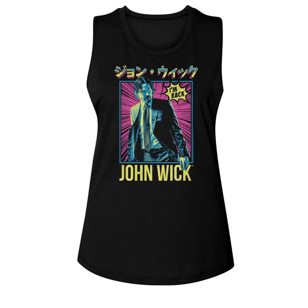 John Wick - JOHN WICK NEON MANGA ISH Adult Shirt