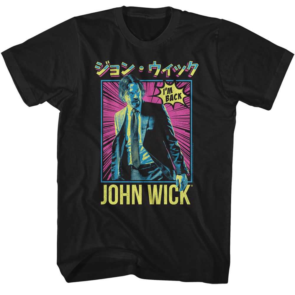 John Wick - JOHN WICK NEON MANGA ISH Adult Shirt