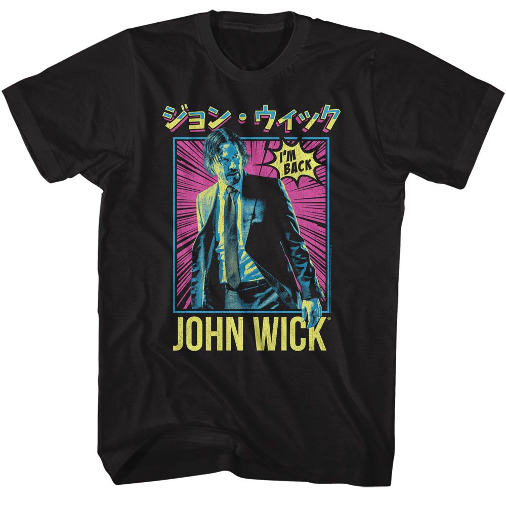 John Wick - JOHN WICK NEON MANGA ISH Adult Shirt