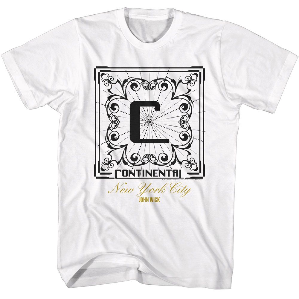 John Wick - JOHN WICK CONTINENTAL NYC SQUARE Adult Shirt
