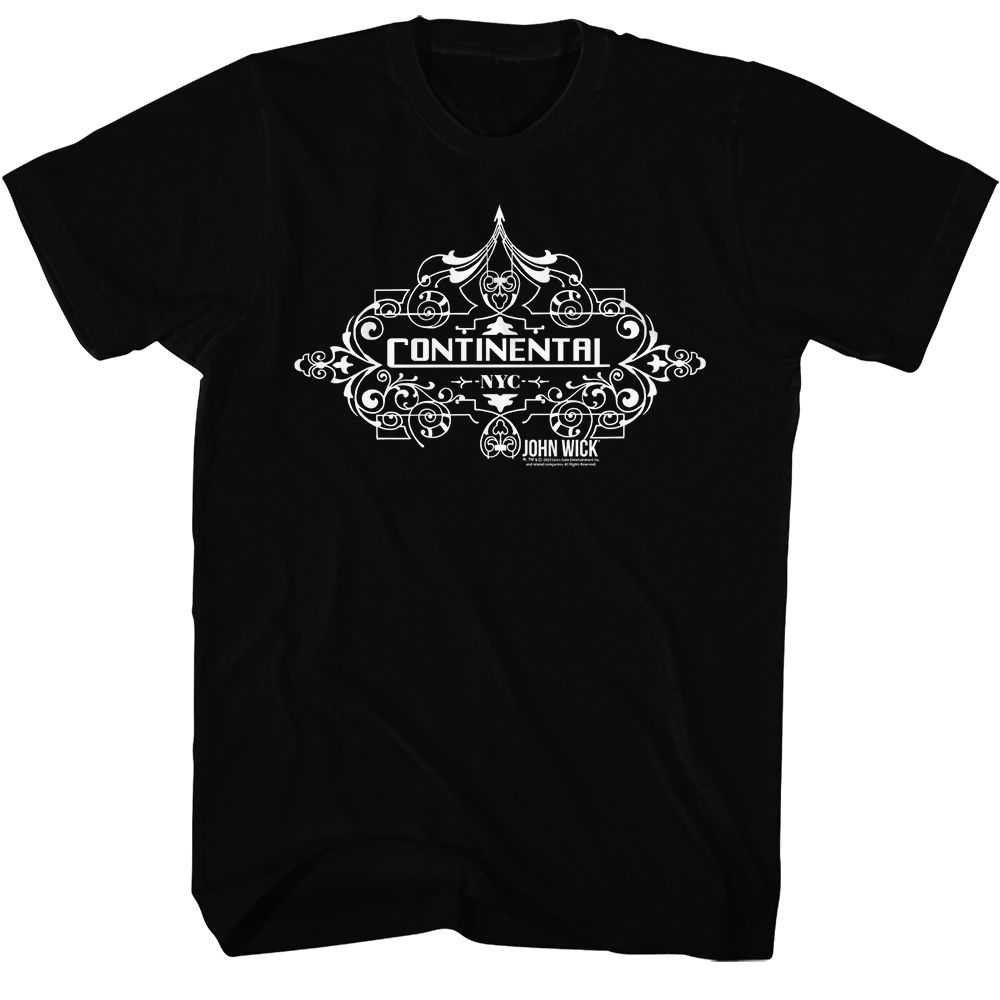 John Wick - JOHN WICK CONTINENTAL FANCY BADGE Adult Shirt
