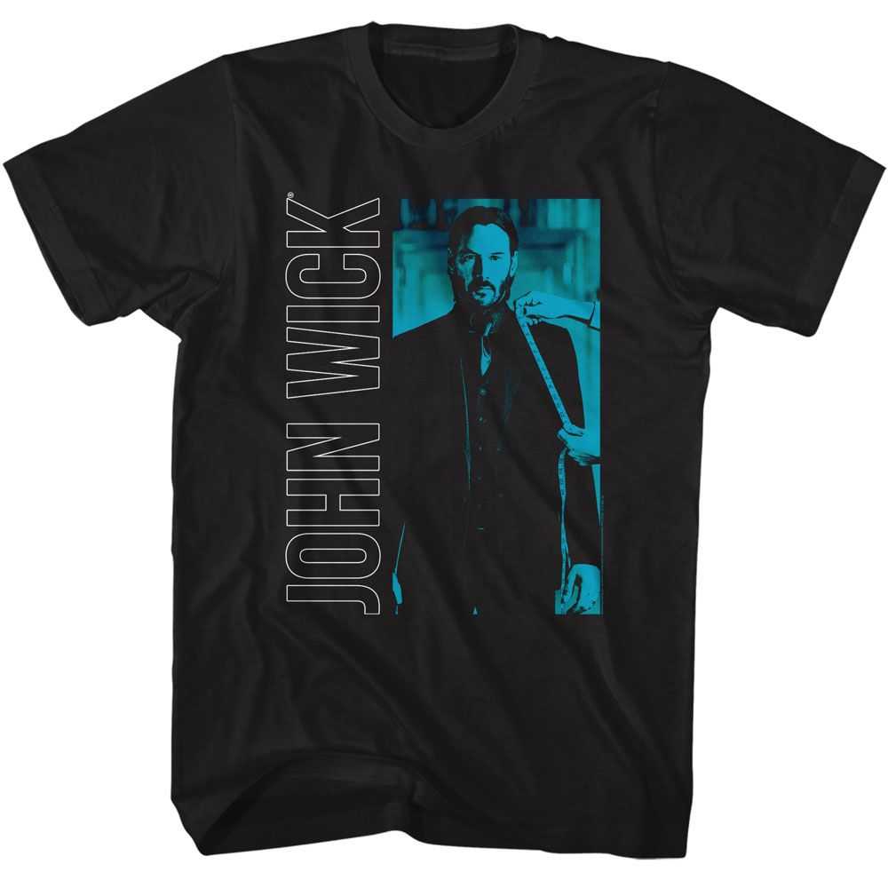 John Wick - JOHN WICK VERTICAL TEXT RECTANGLE 2 Adult Shirt