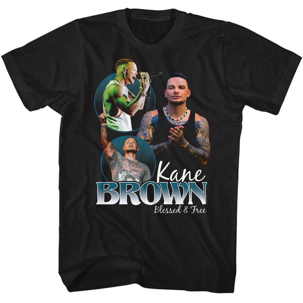 Kane Brown - KANE BROWN BLESSED AND FREE COLLAGE Adult Shirt