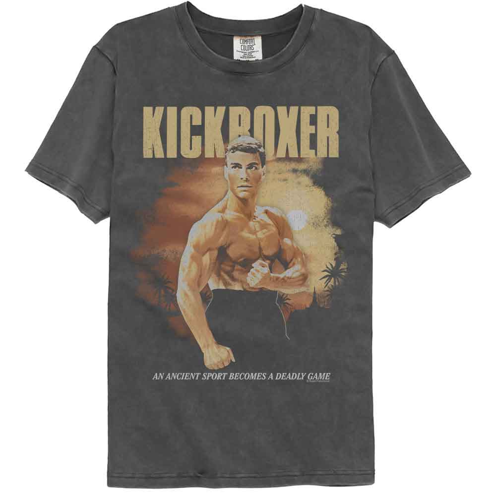 Kickboxer - KICKBOXER SUNSET BACKGROUND Adult Shirt