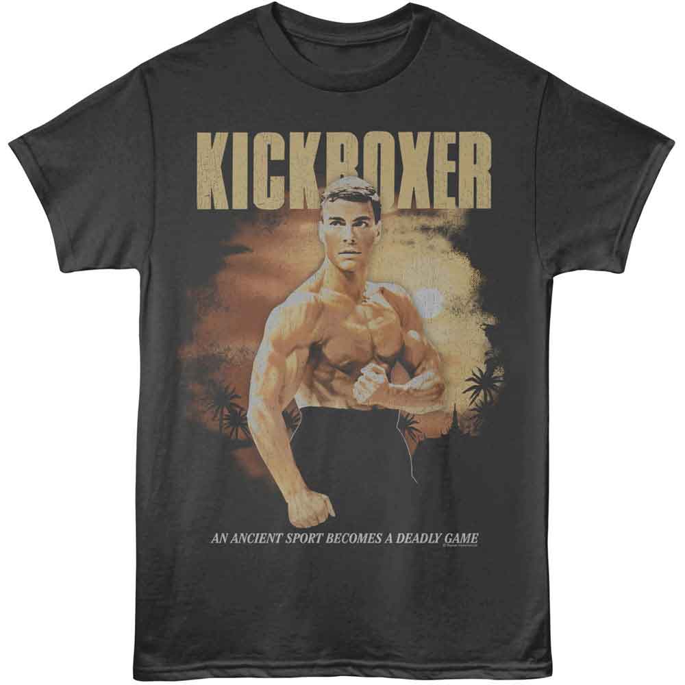 Kickboxer - KICKBOXER SUNSET BACKGROUND Adult Shirt