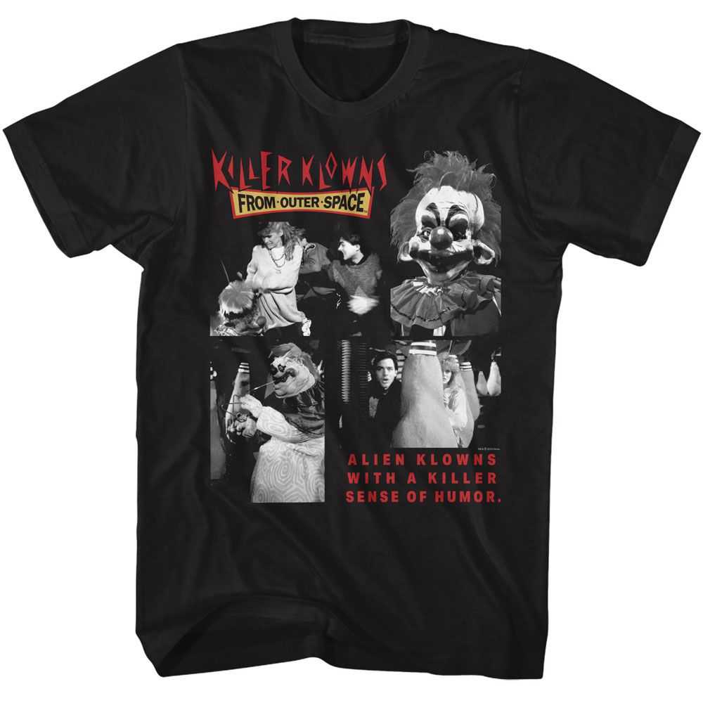 Killer Klowns - KILLER KLOWNS FOUR BW PHOTOS Adult Shirt